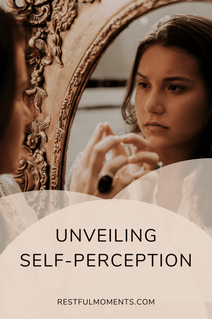 Person self reflecting on self-perception